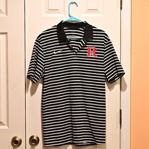 Nike Rutgers Scarlet Knights Victory Stripe Performance Polo